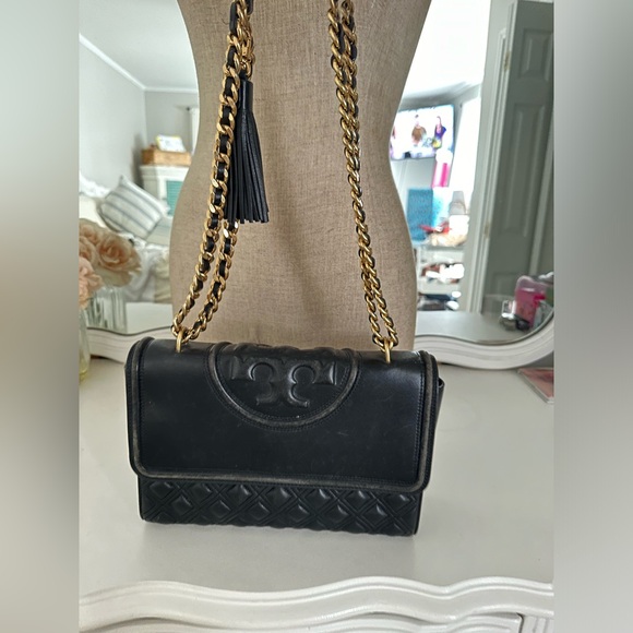 Tory Burch Fleming Leather convertible Shoulder bag - Picture 7 of 13